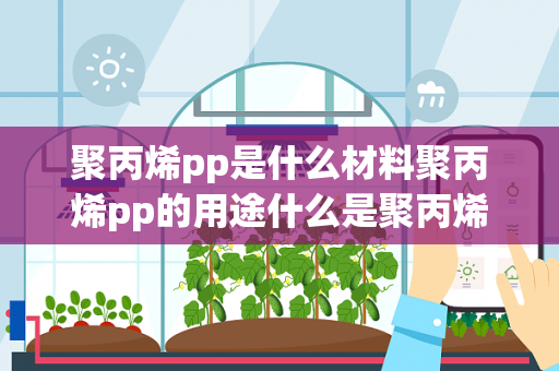 聚丙烯pp是什么材料聚丙烯pp的用途什么是聚丙烯pp