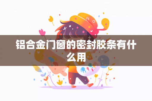 铝合金门窗的密封胶条有什么用