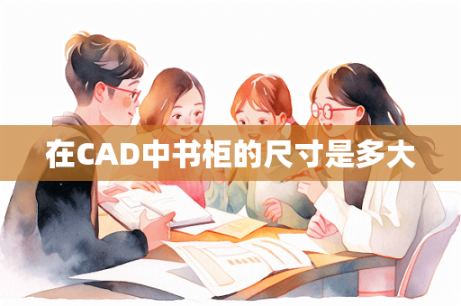 在CAD中书柜的尺寸是多大