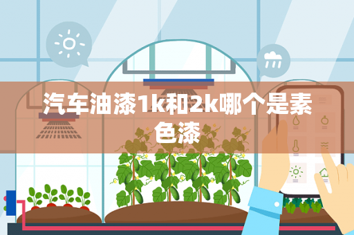 汽车油漆1k和2k哪个是素色漆