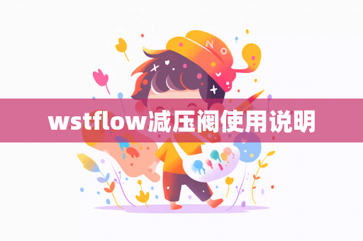 wstflow减压阀使用说明