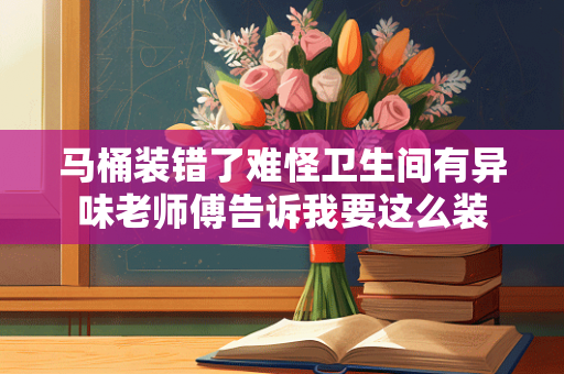 马桶装错了难怪卫生间有异味老师傅告诉我要这么装