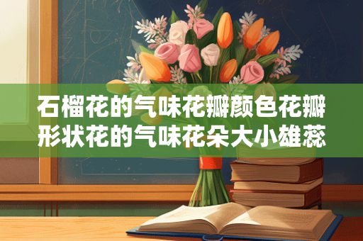 石榴花的气味花瓣颜色花瓣形状花的气味花朵大小雄蕊雌蕊的数目萼片的数目